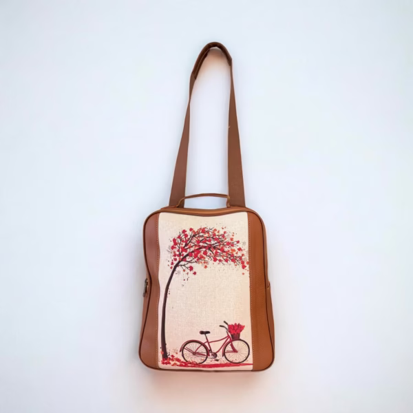 🎒 Bisiklet Figürlü Çok Yönlü Unisex Çanta - Görsel 2